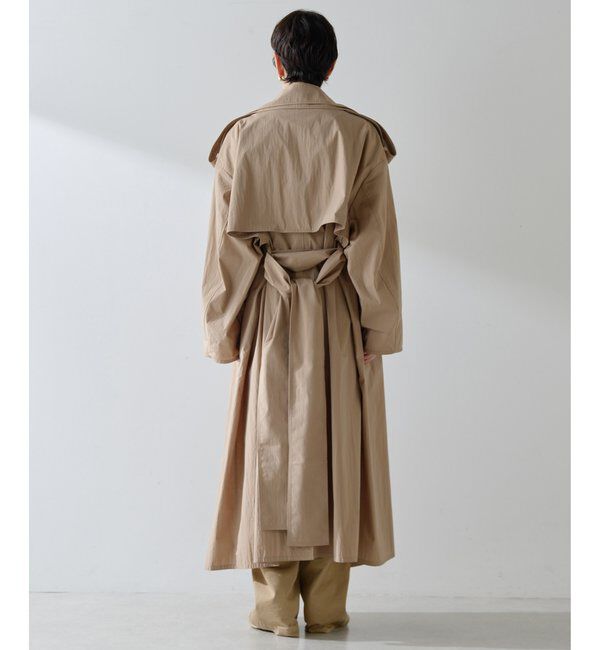  「ロングトレンチコート」|トレンチコート|