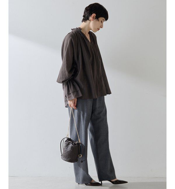  「サキソニーウールパンツ」|チノ|