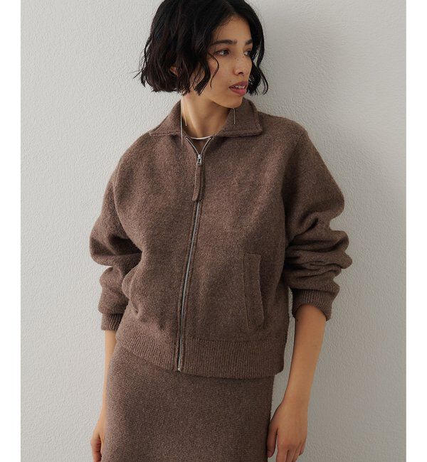  「ニットブルゾン」|ブルゾン・スタジャン|