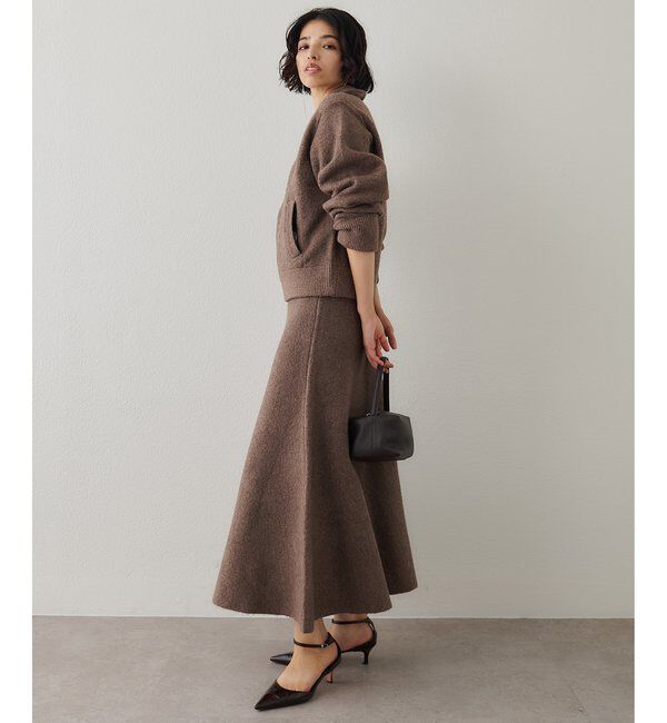  「ニットフレアスカート」|スカート|