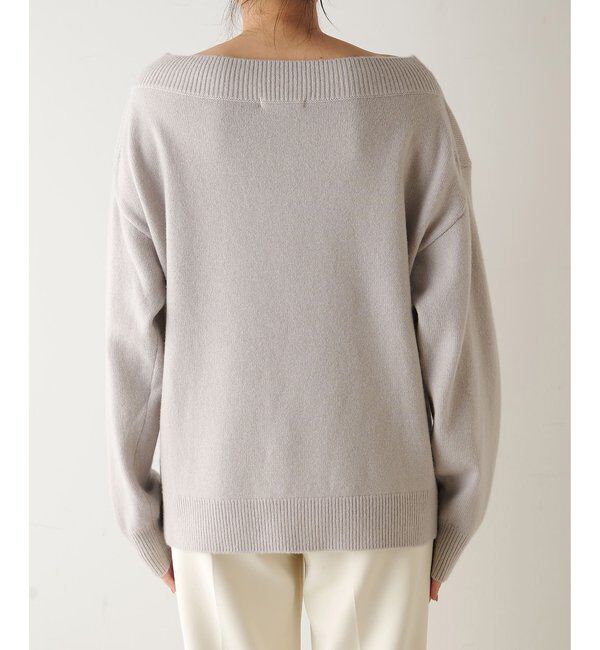  「ウールカシミヤオフショルプルオーバー」|ニット・セーター|