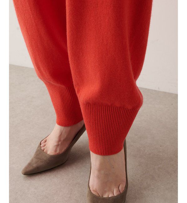  「ウールカシミヤニットパンツ」|チノ|