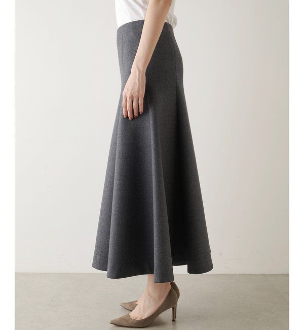  「ボンディングウールスカート」|スカート|