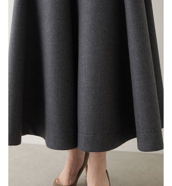  「ボンディングウールスカート」|スカート|
