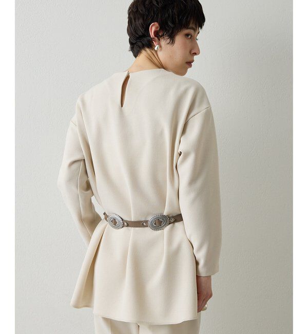  「刺繍ジョーゼットプルオーバー」|シャツ・ブラウス|