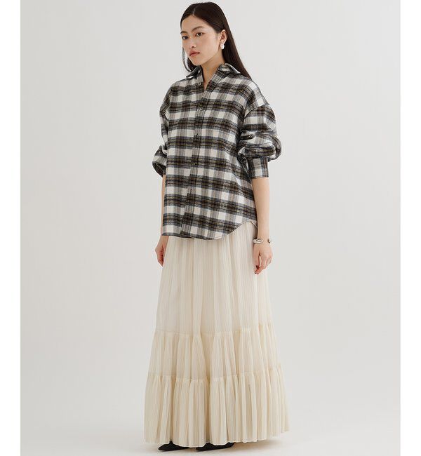  「ピケチェックシャツ」|シャツ・ブラウス|