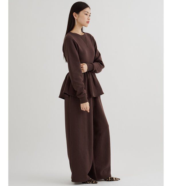  「裏毛フリルプルオーバー」|Tシャツ・カットソー|