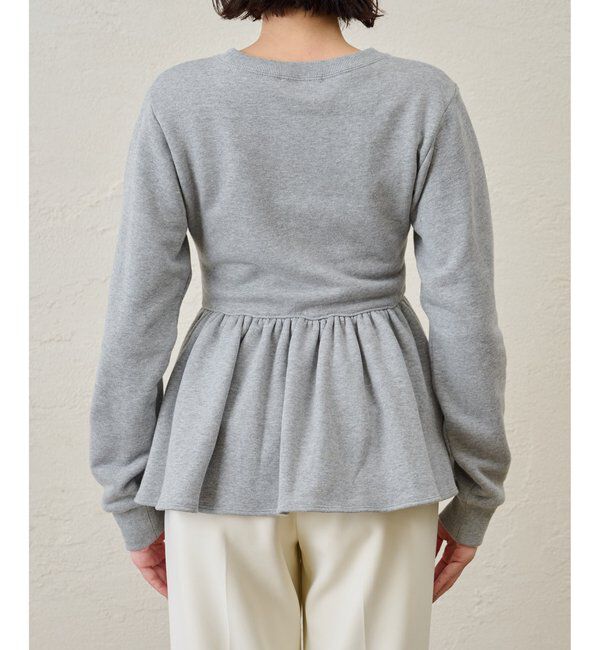  「裏毛フリルプルオーバー」|Tシャツ・カットソー|