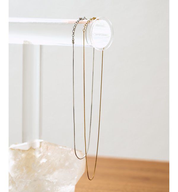 Hoaw.「【Hoaw.】ショートチェーンネックレス」|リング|