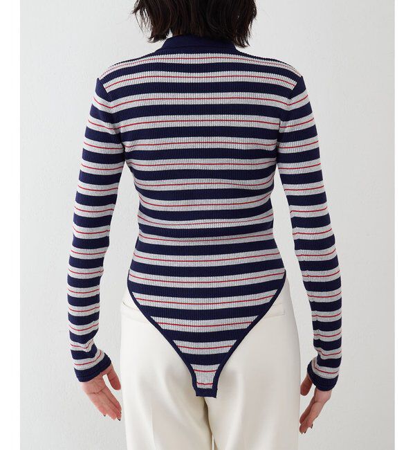  「ニットポロボディスーツ」|ニット・セーター|