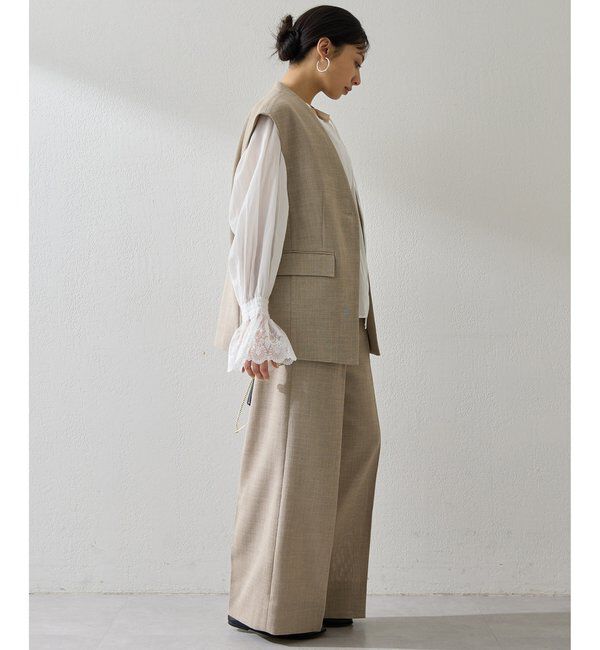  「リネンライクジレ」|ベスト・ジレ|