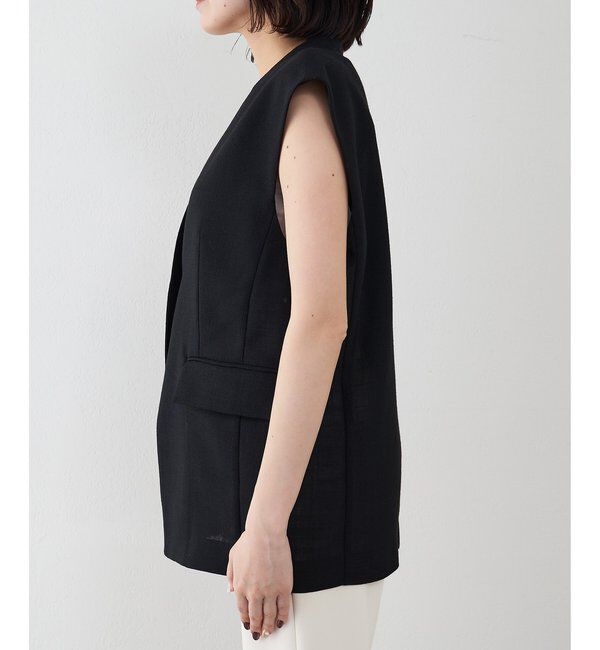  「リネンライクジレ」|ベスト・ジレ|