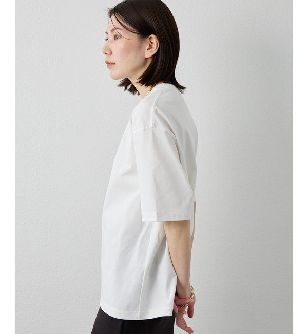  「【Drawing Numbers】ハイツイストプレーンTシャツ」|Tシャツ・カットソー|