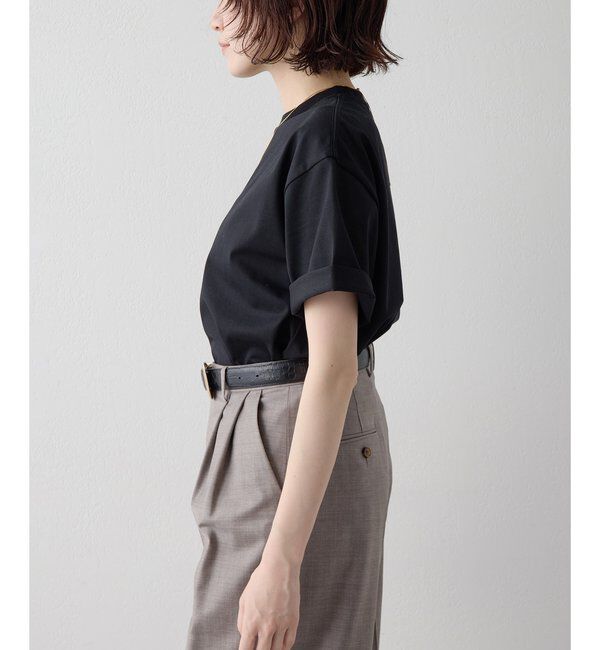  「【Drawing Numbers】ハイツイストプレーンTシャツ」|Tシャツ・カットソー|