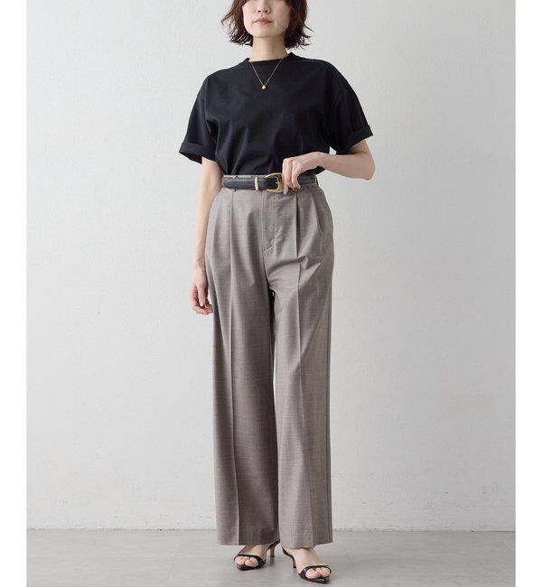  「【Drawing Numbers】ハイツイストプレーンTシャツ」|Tシャツ・カットソー|