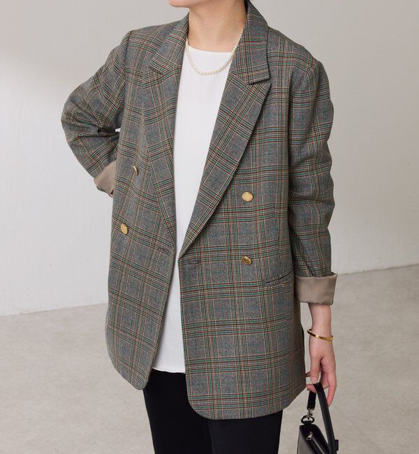  「ウールライクダブルジャケット」|デニムジャケット|