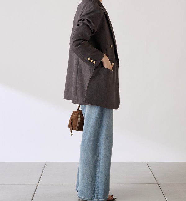  「ウールライクダブルジャケット」|デニムジャケット|