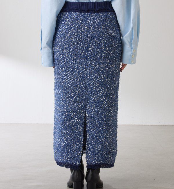  「ツイードライクニットスカート」|スカート|