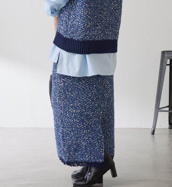  「ツイードライクニットスカート」|スカート|