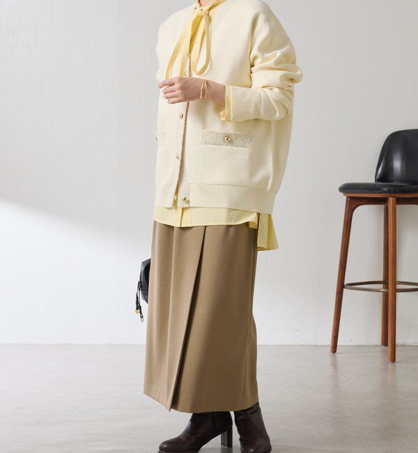  「ハーフミラノニットカーディガン」|ニット・セーター|