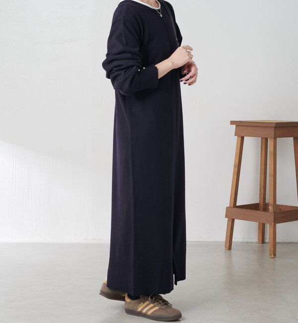  「【前後２通りで着れる】2WAYニットワンピース」|ワンピース|