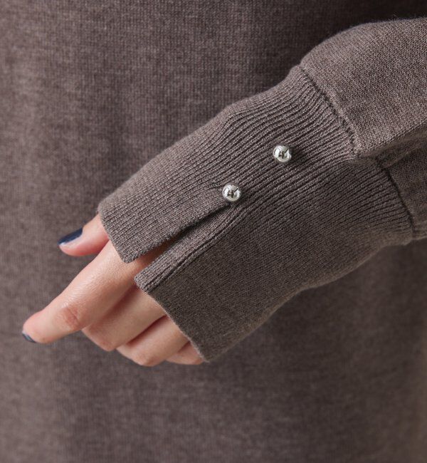  「【前後２通りで着れる】2WAYニットワンピース」|ワンピース|