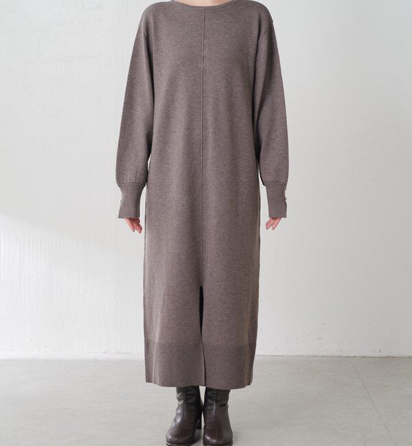  「【前後２通りで着れる】2WAYニットワンピース」|ワンピース|