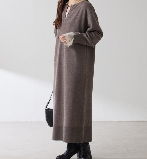  「【前後２通りで着れる】2WAYニットワンピース」|ワンピース|