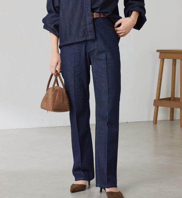  「Q.anosストレートデニム」|デニム|