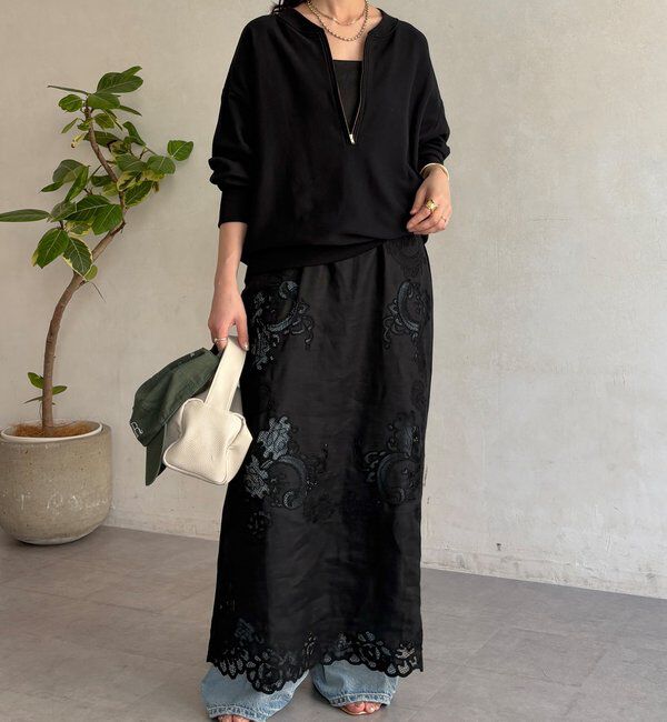  「【新色追加】【インフルエンサー OKOCHI企画】ハーフジップスウェット」|Tシャツ・カットソー|