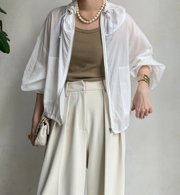  「【新色追加】綿ローンドロストブルゾン」|ブルゾン・スタジャン|