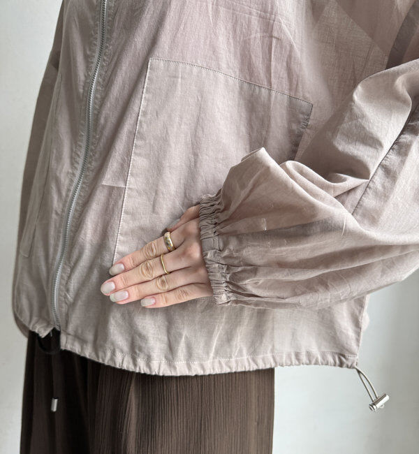  「【新色追加】綿ローンドロストブルゾン」|ブルゾン・スタジャン|