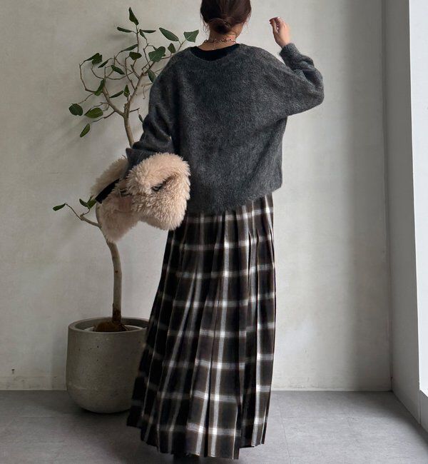  「チェックプリーツスカート」|スカート|