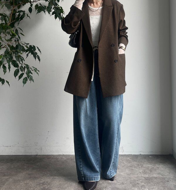  「レースロングスリーブトップス」|Tシャツ・カットソー|