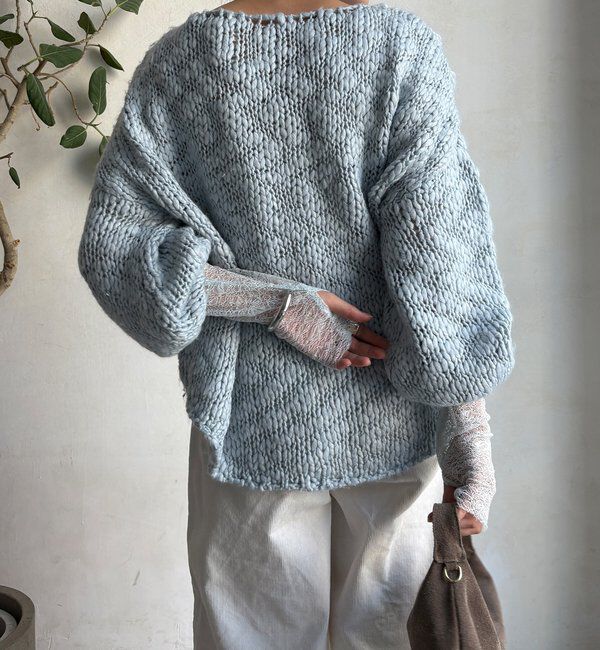  「レースロングスリーブトップス」|Tシャツ・カットソー|