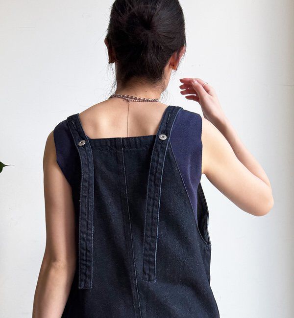  「【WEB限定】深Vサロペット」|ワンピース|