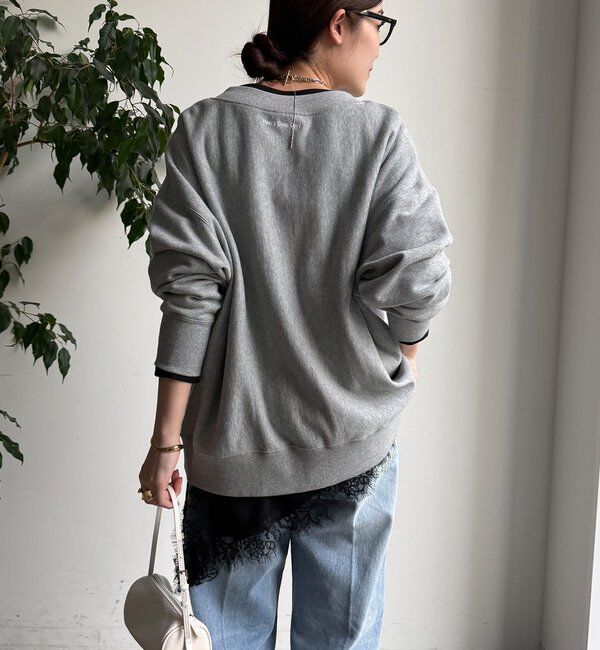  「ジョーゼットアシメレース切替ブラウス」|シャツ・ブラウス|