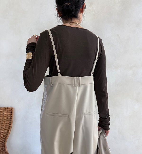  「【WEB限定】ハイウエストサロペット」|ワンピース|