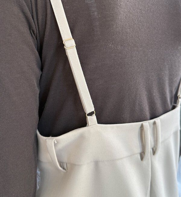  「【WEB限定】ハイウエストサロペット」|ワンピース|