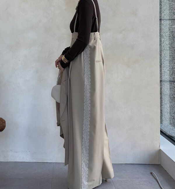  「【WEB限定】ハイウエストサロペット」|ワンピース|