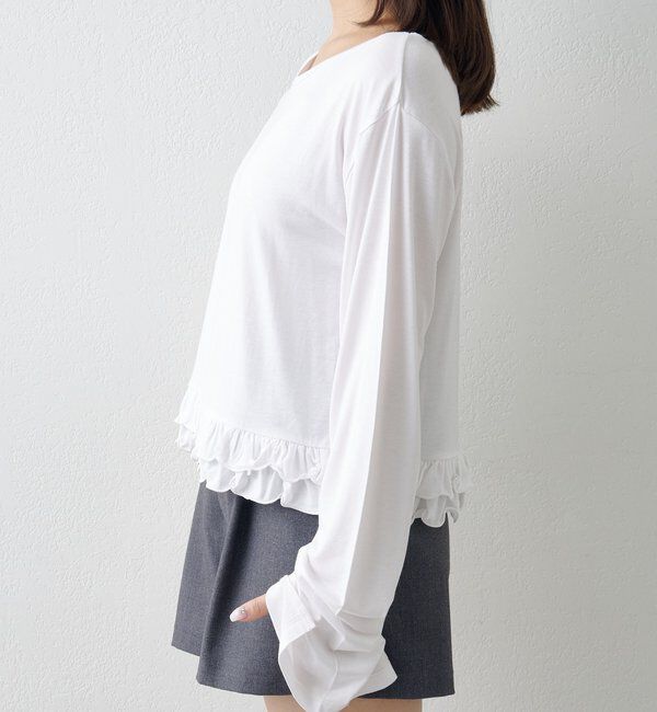  「ドットフリルキャミSET」|Tシャツ・カットソー|