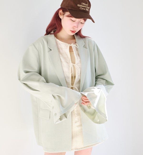  「チュールリボンブラウス」|シャツ・ブラウス|