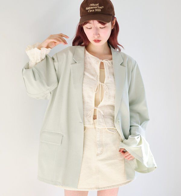  「チュールリボンブラウス」|シャツ・ブラウス|