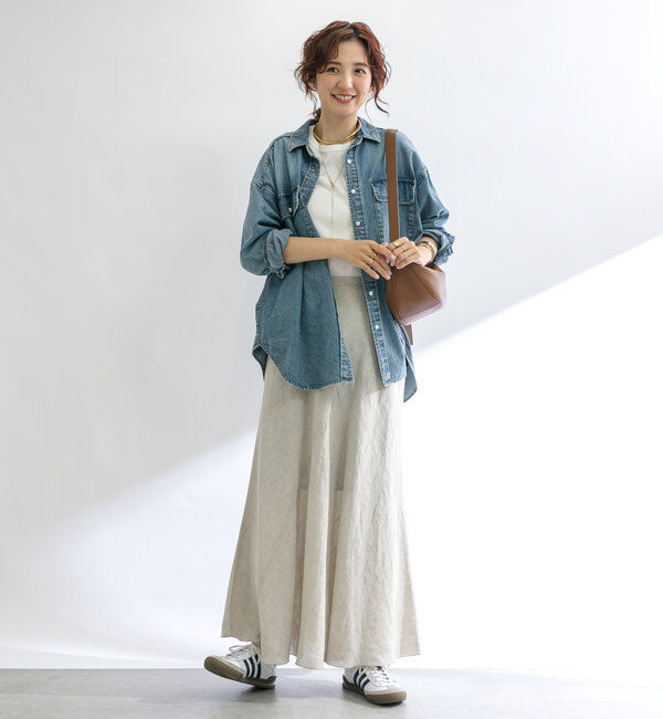  「【ベストセラー】【MONN.:.(モン)】ビッグデニムシャツ」|シャツ・ブラウス|