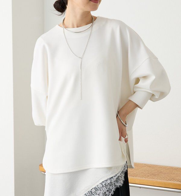  「【楽ちんキレイ】ダンボールポンチョプルオーバー」|Tシャツ・カットソー|