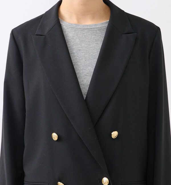  「【オンオフ着れる】ライトピークドラペルジャケット」|テーラードジャケット|