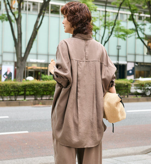  「【セットアップ可】ガーメントダイワイドシャツ」|シャツ・ブラウス|