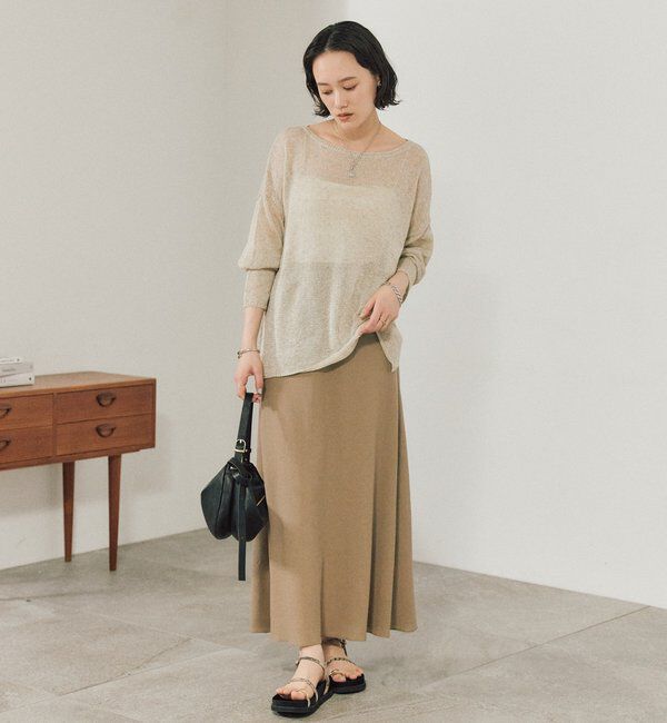  「メランジルーズニット」|ニット・セーター|
