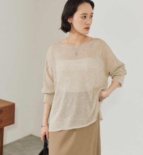  「メランジルーズニット」|ニット・セーター|