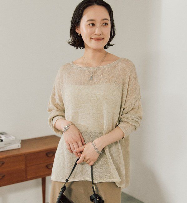  「メランジルーズニット」|ニット・セーター|